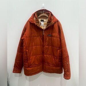 Vtg Patagonia Insulated Puffer Ski Parka Hooded Coat Mens Large Vintage Lining
